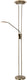 Lucide champion-led - leeslamp - led dimbaar - 3000k - brons