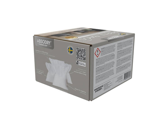 Absodry duo family vochtvanger navulling 3 en 6 series 4x 300gr