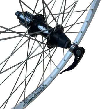 Rodi achterwiel 26 -559x19 iid skorpion alu. zilver fm32 qr cassette 8 9 sp. 14 rvs