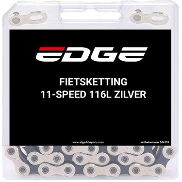 Edge fietsketting 11 speed chn-004 met 116 schakels - zilver