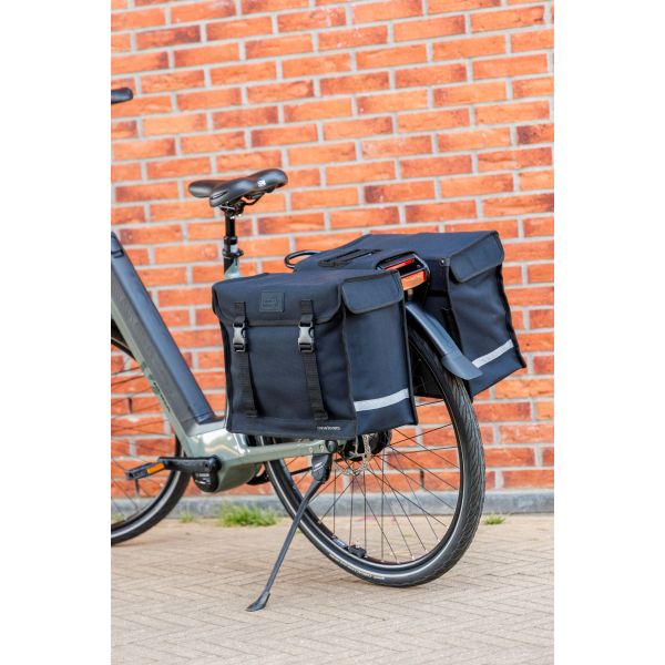 Load image into Gallery viewer, Newlooxs tas new looxs double pannier camping zwart | 66l
