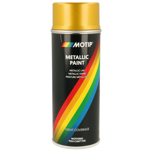 Motip spuitbus 400ml metallic-goud