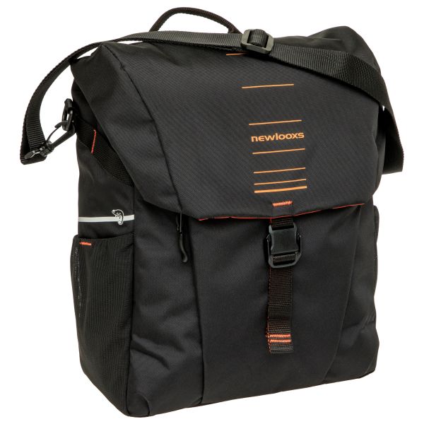 Load image into Gallery viewer, Newlooxs tas new looxs vigo enkel | zwart oranje | 20l
