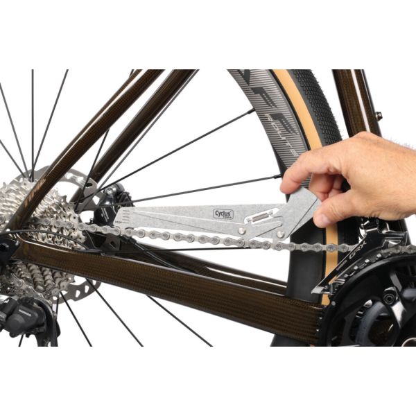 Load image into Gallery viewer, Buzaglo kettingslijtagemeter cyclus alle kettingen incl. sram flattop - zilver
