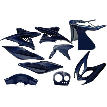 Edge plaatset 9-delig voor yamaha aerox tot bouwjaar 2014 - blauw metallic