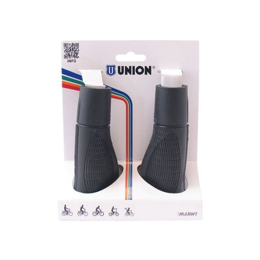 Marwi GP-03 fiets handvat set, 138 138mm, zwart