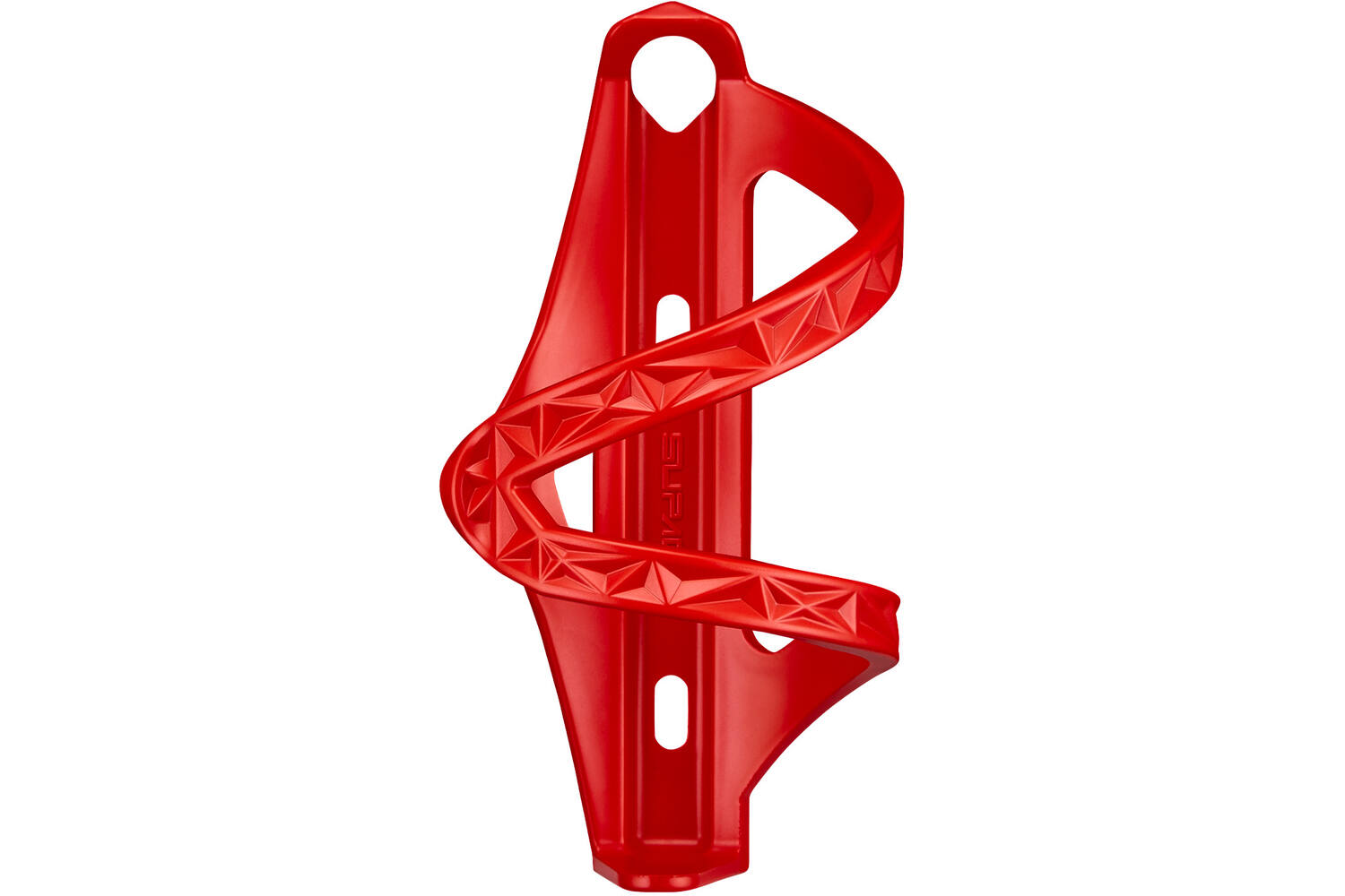 Bottle cage side swipe cage red left