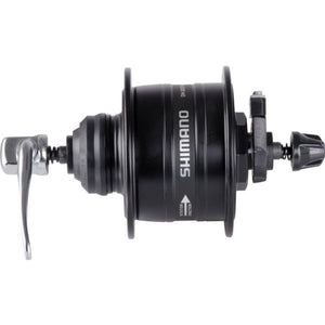Shimano dynamonaaf hd-3d37 3 watt - 32 gaats - center lock - snelspanner - zwart