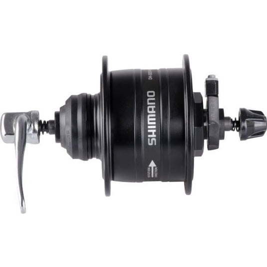 Shimano - Dynamonaaf HD-3D37 3 Watt - 36 gaats - Center-Lock - snelspanner - zwart