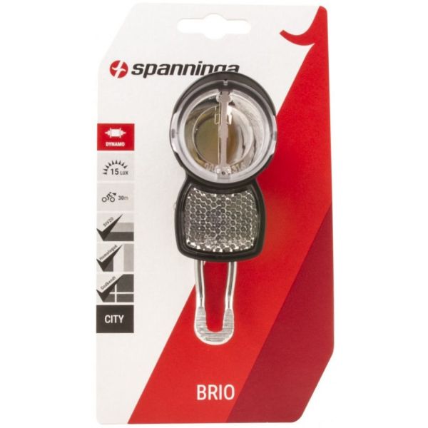 Load image into Gallery viewer, Spanninga koplamp Brio XDO dynamo
