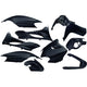 Edge plaatset 9-delig voor yamaha jog r mbk machg - metallic zwart