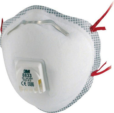3m stofmasker | ffp3 v r d | met uitademventiel | 10 stuks - 7100057145 - 7100057145