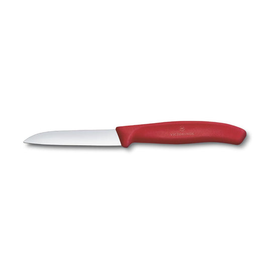Victorinox schilmesje rvs rood glad 8cm