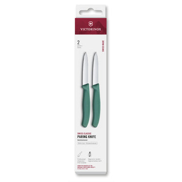 Victorinox schilmesje 2 stuks groen glad spits 8cm