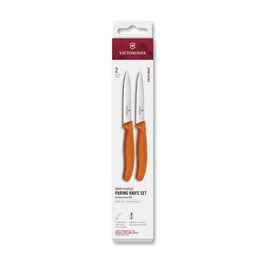 Victorinox schilmesje glad+kartel 2 stuks oranje 10cm