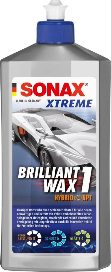Sonax autopolitur xtreme brilliantwax 1 hybrid npt brillantwax 1 nano pro extreme 500 ml