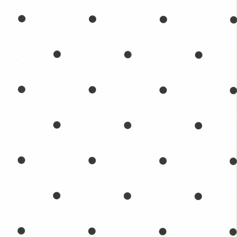 Load image into Gallery viewer, Noordwand behang fabulous world dots wit en zwart
