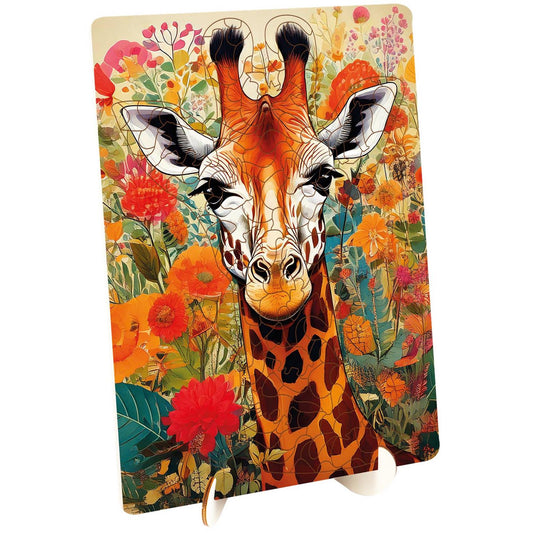 Moxy houten puzzel giraffe unieke vormen