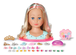 Baby born styling make-up en kaphoofd prinses - 27cm