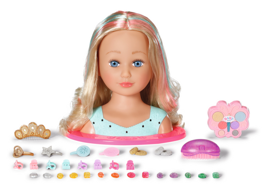 Baby born styling make-up en kaphoofd prinses - 27cm