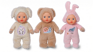 Baby born voor baby’s cutie, 3 uitvoeringen 18cm
