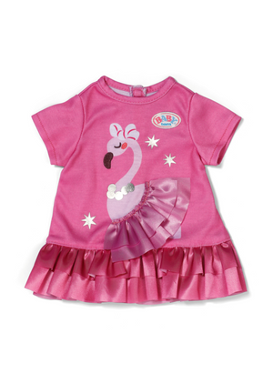 Baby born jurk flamingo 43cm