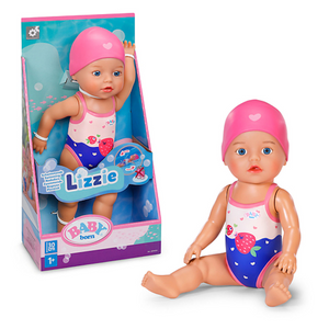 Baby born zwemmende lizzie 30cm