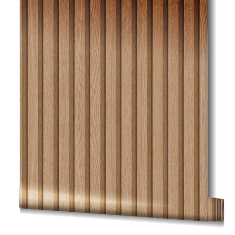 Load image into Gallery viewer, Noordwand behang botanica wooden slats bruin
