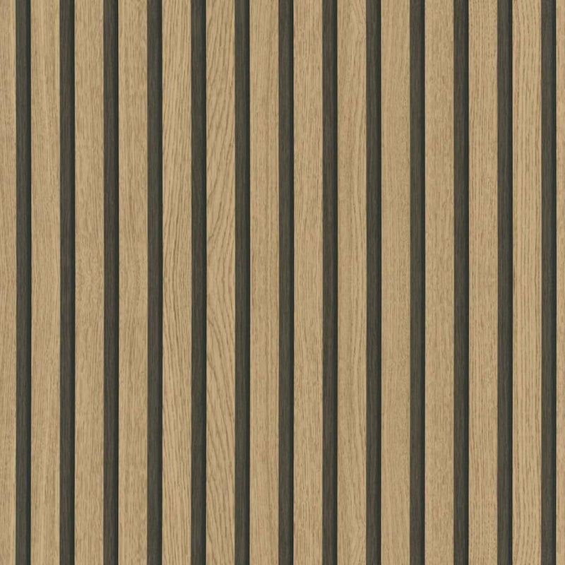 Load image into Gallery viewer, Noordwand behang botanica wooden slats bruin en eikenkleurig
