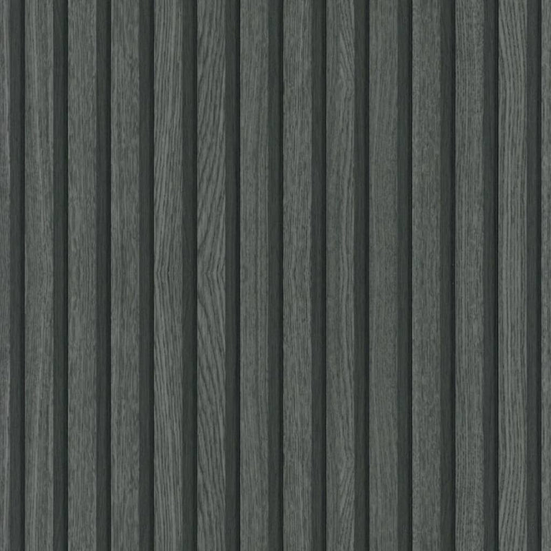 Load image into Gallery viewer, Noordwand behang botanica wooden slats zwart en grijs
