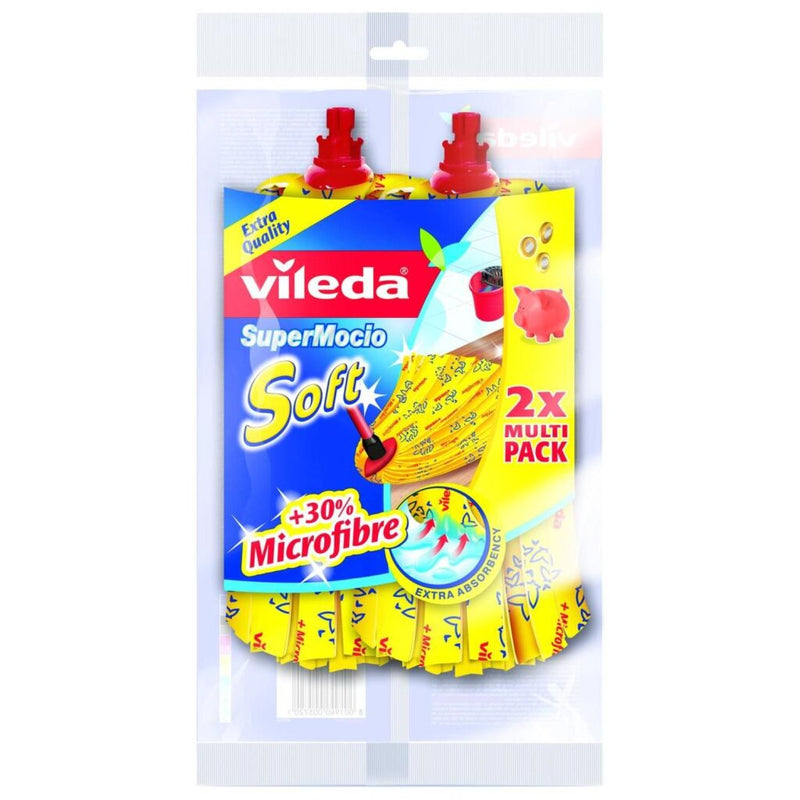 Afbeelding laden in galerijviewer, Vileda supermocio soft vervanging - navulling voor de supermocio - 2 stuks
