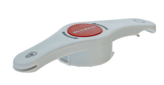 Westmark multifunctionele flesopener, voor flessen blikjes weckpotten, lengte: 14,7 cm, propeller 4 in 1, antraciet rood, 10512270