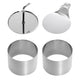 Westmark voedselvormers 7.5 cm 4-delig rvs