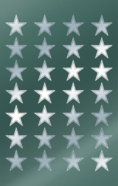 Avery av-52811 etiket z-design christmas pakje a 2 vel zilveren sterren