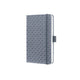 Sigel si-jn126 notitieboek jolie flair a6 hardcover gelinieerd gletsjer grijs 174 blz 80g