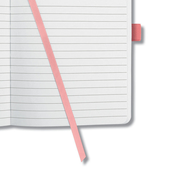 Load image into Gallery viewer, Sigel Sigel SI-JN203 Notitieboek Jolie Impress A5 Hardcover Gelinieerd 'Salmon Pink'
