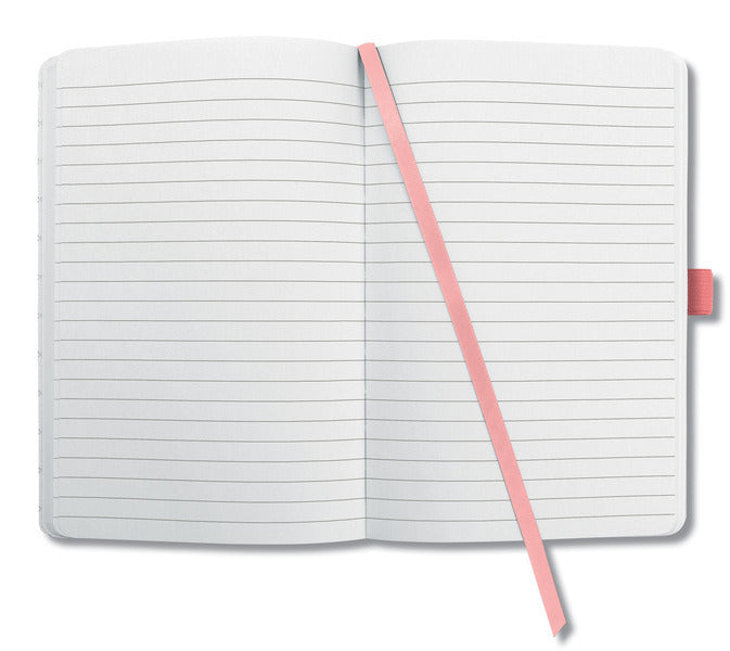 Load image into Gallery viewer, Sigel Sigel SI-JN203 Notitieboek Jolie Impress A5 Hardcover Gelinieerd 'Salmon Pink'
