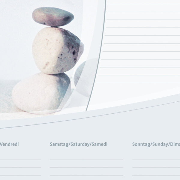 Load image into Gallery viewer, Sigel si-ho370 bureauonderleggers 59,5x41cm 30 vel met kalender harmonie
