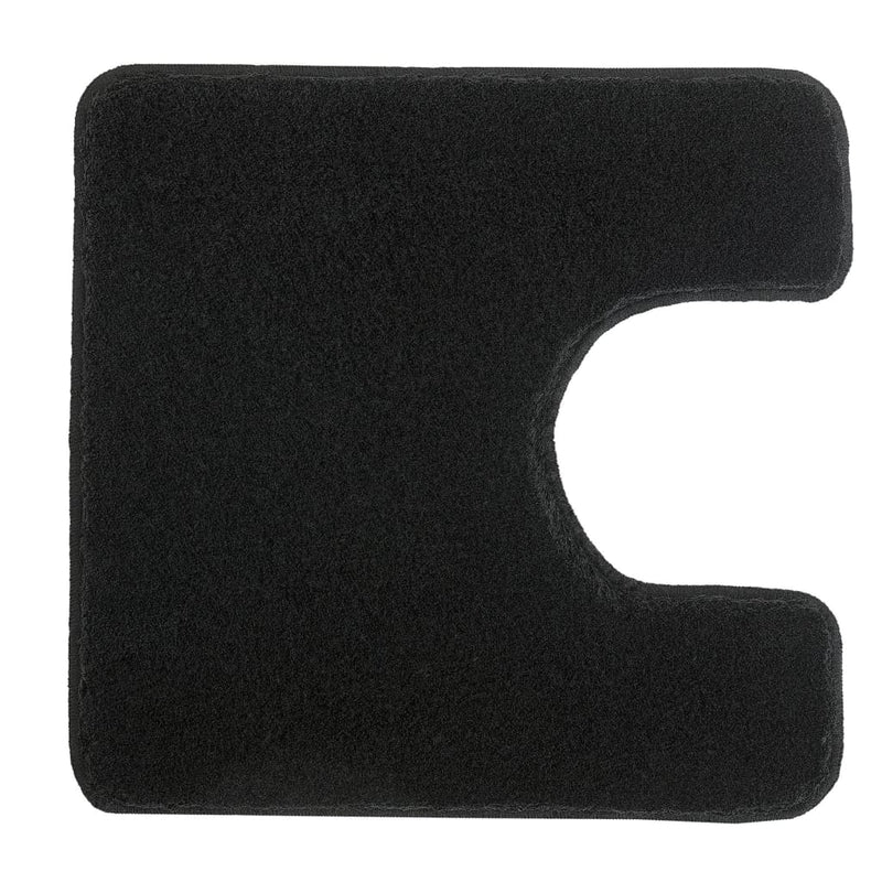 Load image into Gallery viewer, Kleine wolke toiletmat relax 55x55 cm zwart
