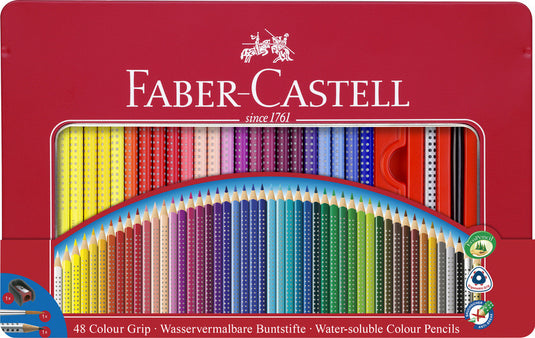 Faber castell fc-112448 kleurpotlood grip set a 48 stuks
