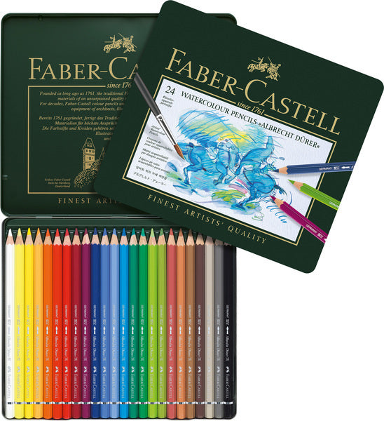 Load image into Gallery viewer, Faber castell fc-117524 aquarelpotlood faber-castell albrecht dürer etui à 24 stuks
