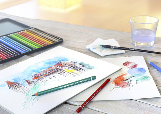 Faber castell fc-117524 aquarelpotlood faber-castell albrecht dürer etui à 24 stuks