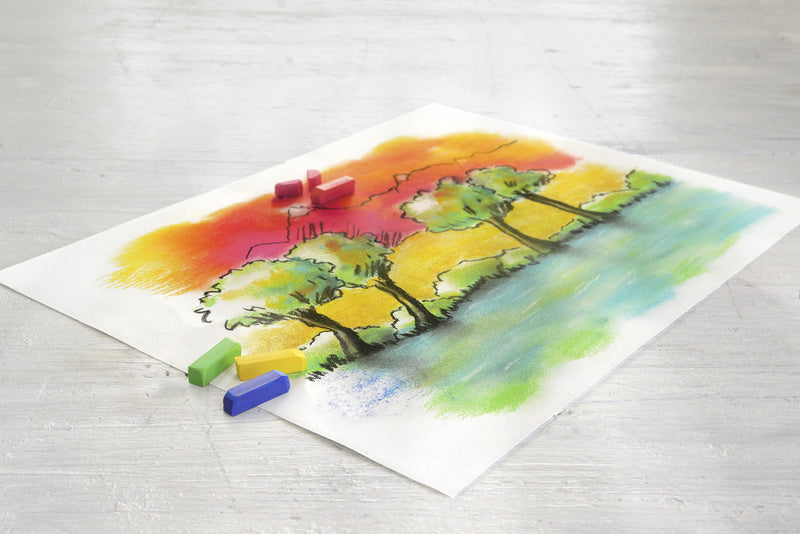 Load image into Gallery viewer, Faber castell fc-128248 pastelkrijt halve lengte etui à 48 stuks
