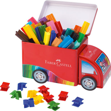 Faber-castell viltstiften - connector - cadeau set vrachtwagen - fc-155533