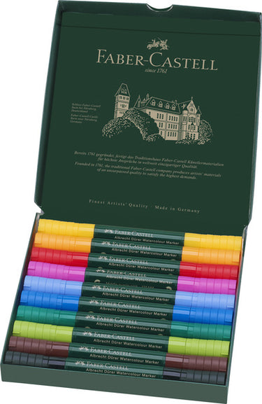 Faber-castell aquarelmarker - albrecht durer - doos 10 stuks - fc-160310