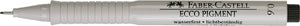 Faber castell fc-166699 tekenpen ecco pigment 0,6 mm zwart