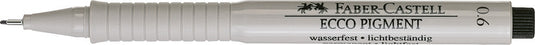 Faber castell fc-166699 tekenpen ecco pigment 0,6 mm zwart