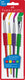 Faber castell fc-481600 penselenset plastic 4 stuks