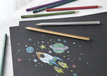 Faber castell kleurpotloden faber-castell metallic kleurenassortiment 10 stuks