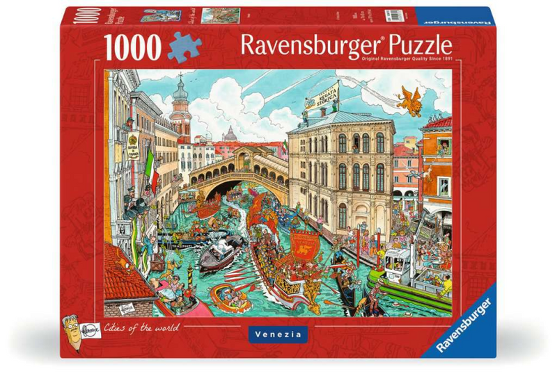 Load image into Gallery viewer, Ravensburger legpuzzel fleroux venetie, 1000st.

